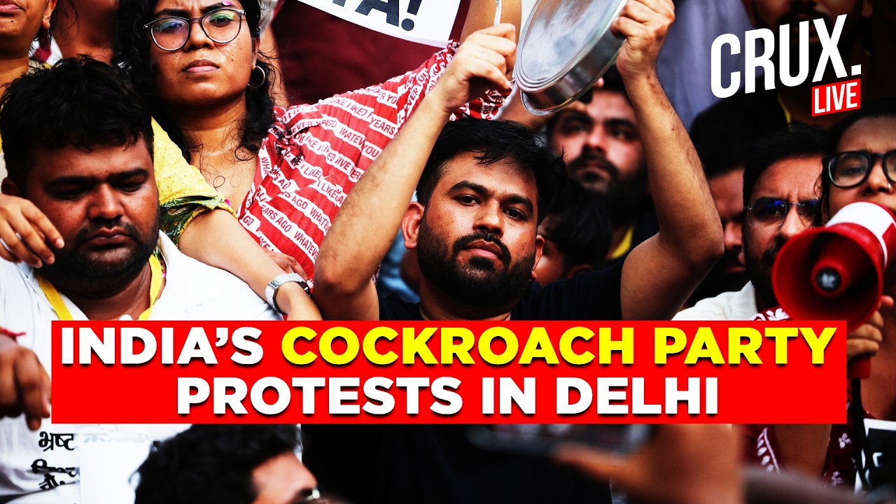 ⁣CJP Protest LIVE | India’s Cockroach Janta Party Protests For Second Day At Delhi’s Jantar Mantar
