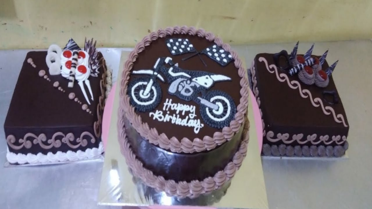 Blackforest Moto Cross Decorating Cake Youtube
