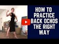 Tango Technique: 5 tips to practice the back ocho correctly (follower technique)