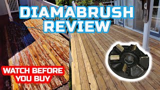 DIAMABRUSH REVIEW  DIAMABRUSH VS PRESSURE WASHING (PAINT REMOVAL)