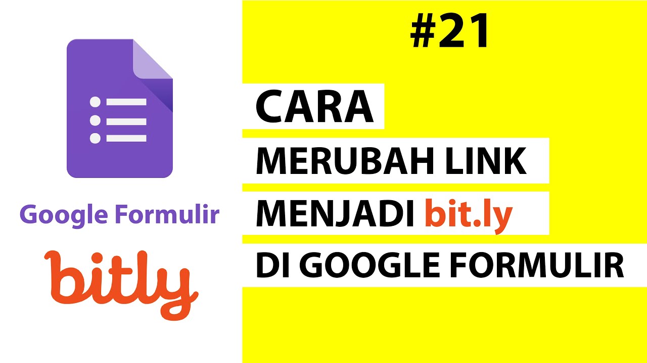 Tutorial Cara Membuat Link Bitly di Google Formulir dengan Mudah YouTube