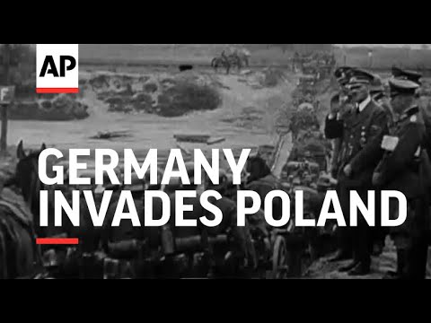 Germany Invades Poland - 1939 | Movietone Moment | 1 September 2023