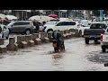 أمطار غزيرة اليوم الثاني العيد في محافظة اب اليمن