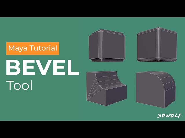 Maya Help, Bevel polygon edges and faces