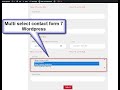 Multi select contact form 7 - wordpress
