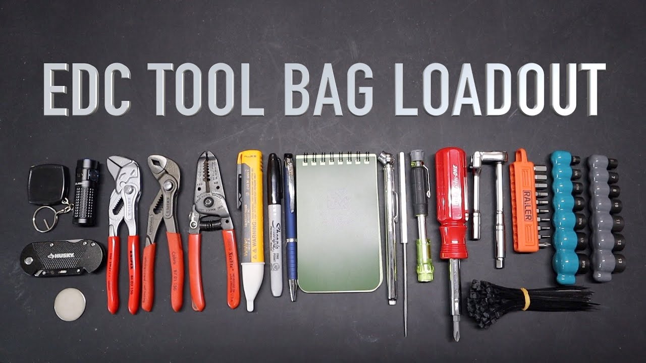 EDC Tool Pouch Setup - Mini Tool Bag loadout 