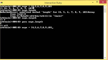 Ruby - 29 - Array Length
