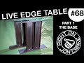 Amazing Live Edge Elm Table Part 1 - The Steel Base - Right On #68