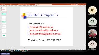DSC1630 Chapter 5 and 6