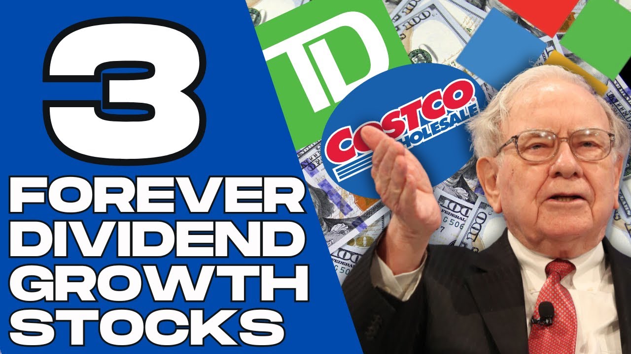 3 EXCELLENT Dividend Growth Stocks You Can Buy and Hold Forever - YouTube