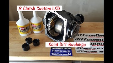 BimmerWorld Custom LSD & Solid Diff Bushings Install DIY - BMW E46 M3
