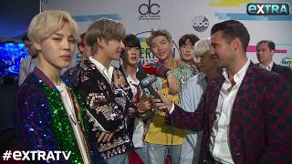 BTS Dishes on Their Epic AMAs Performance