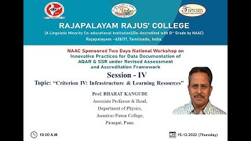 Two Days National Workshop on Innovative Practices for Data Documentation of AQAR & SSR