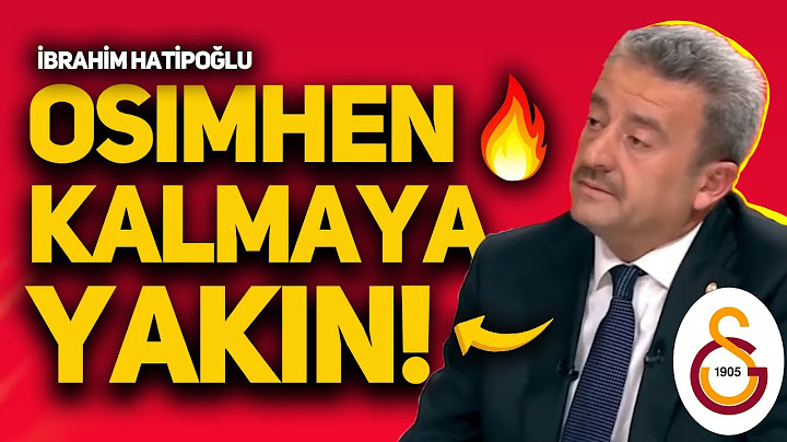 SON DAKİKA, İBRAHİM HATİPOĞLU OSİMHEN BOMBASINI PATLATTI! OSİMHEN GALATASARAY'A SICAK BAKIYOR!