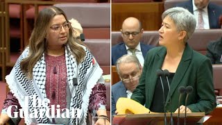 Australian senators clash over aid funding for Palestine