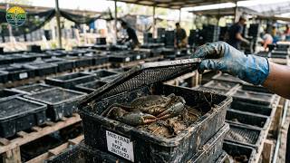 How Mud Crabs Are Raised in Boxes (Soft-Shell Crab Farming Explained)