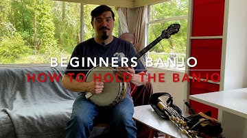 How to Hold the Banjo - Absolute beginners Irish Tenor banjo Part 1