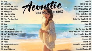 Best Acoustic Songs 2025 🍓 Top Chill Love Songs Cover 2025 🍓 Soft Acoustic Love Songs