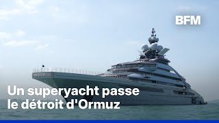Guerre au Moyen-Orient: le superyacht d'un oligarque russe a franchi le détroit d'Ormuz
