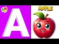 ✨ A A Apple ABC Rhyme | Cartoon Phonics Song for Toddlers & Babies | Baby Rhymes
