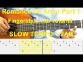 Romance De Amor Guitar Lesson Part 1 Fingerstyle Tab Tutorial SLOW TEMPO + TAB