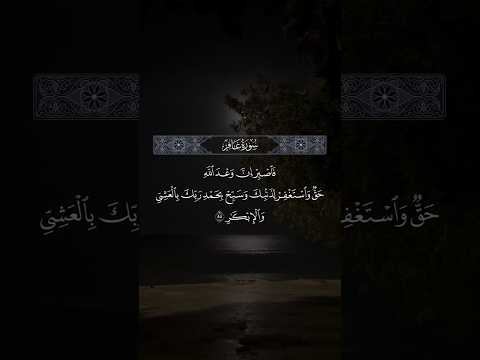 فاصبر أن وعد الله حق عبد الباسط عبد الصمد سورة غافر