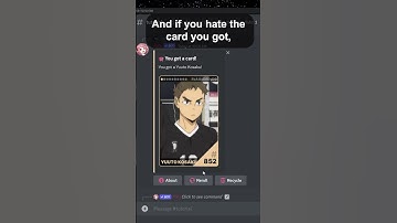 Collectible Anime Cards on Discord