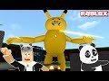 Aşırı Aç Pikaçu'dan Kaçış!! - Panda ile Roblox A Very Hungry Pikachu