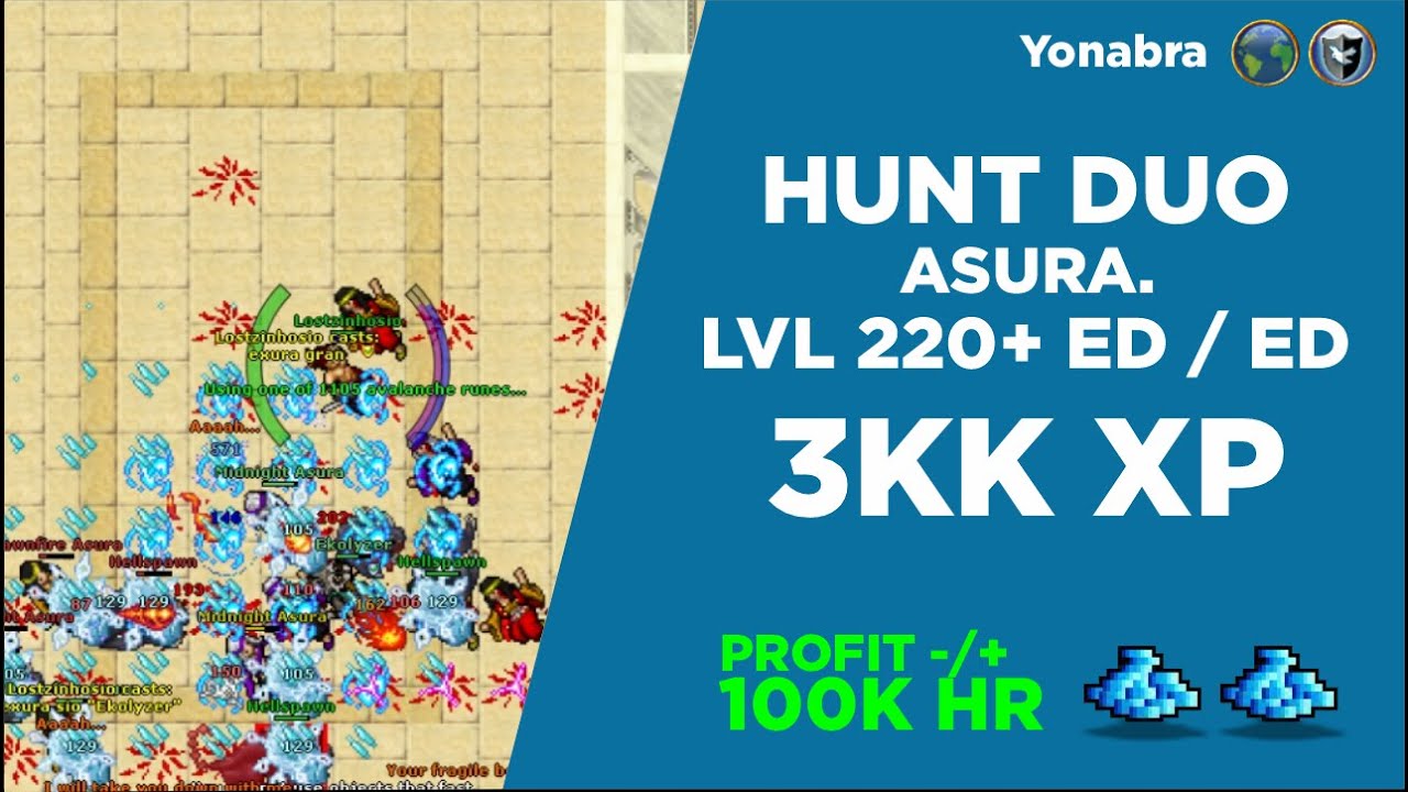 Hunt for Mages level 200+ in Asura Palace (Asuras + Thunderstorms)