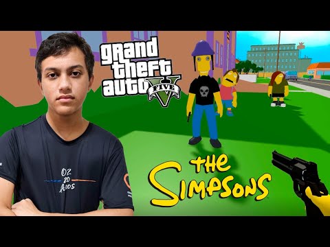 JOGANDO O GTA DOS SIMPSONS!! (Hit and run) Gustavo TV Games