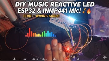 ​DIY Music Reactive LED using ESP32 & INMP441! 🎶🔥 #ESP32 #DIY #MusicReactive #Electronics ##tranding