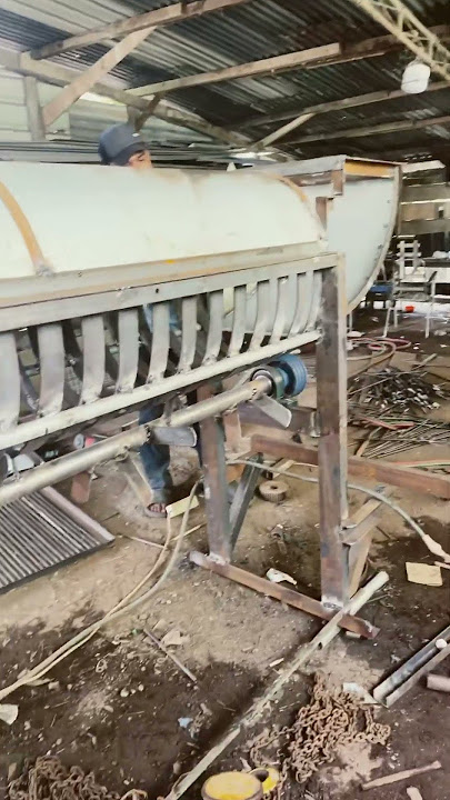 Proses pembuatan mesin perontok brondol #sawit #brondolan #mesinpertanian