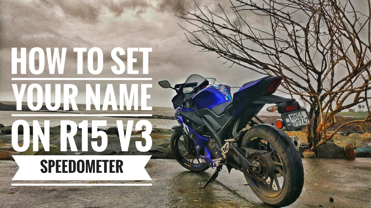 R15 V3 Speedometer setting | R15 Speedometer Hidden Features - YouTube