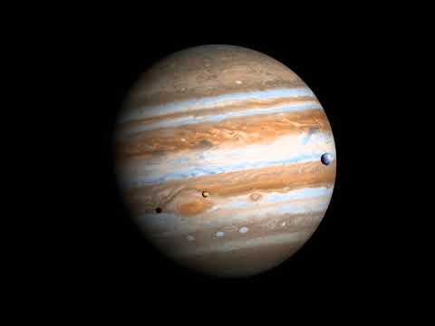 Видео: Юпитер Звуки космоса Звуки природы Как звучит Юпитер в открытом космосе