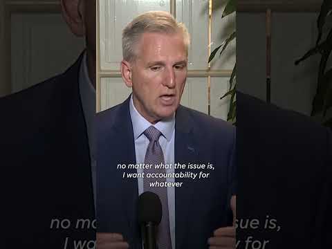 House Speaker Kevin McCarthy weary on more Ukraine funding #Shorts