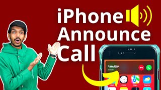 Announce Calls in iPhone Hindi | How to Activate, Setup, Use Call Announcer in iPhone?