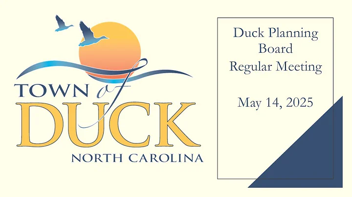 May 14, 2025 Planning Board Meeting