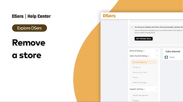 Explore DSers - Remove a  store - Shopify - DSers