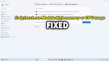 (FIXED) igfxext.exe Module high memory or CPU usage