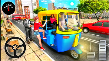 Modern Rickshaw Driving Game - Tuk Tuk Wala Game - Android Gameplay
