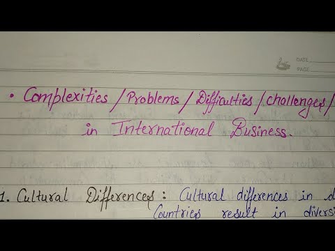 #5 Complexities In International Business | Problems | Difficulties | Challanges Of Ib | UGC Net.