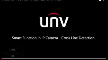 UNV Smart Functions: Line Detection