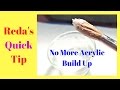 How  to Keep Your Acrylic Brush Clean All the Time -No Acetone