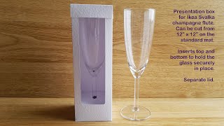 SVALKA Champagne flute, clear glass - IKEA