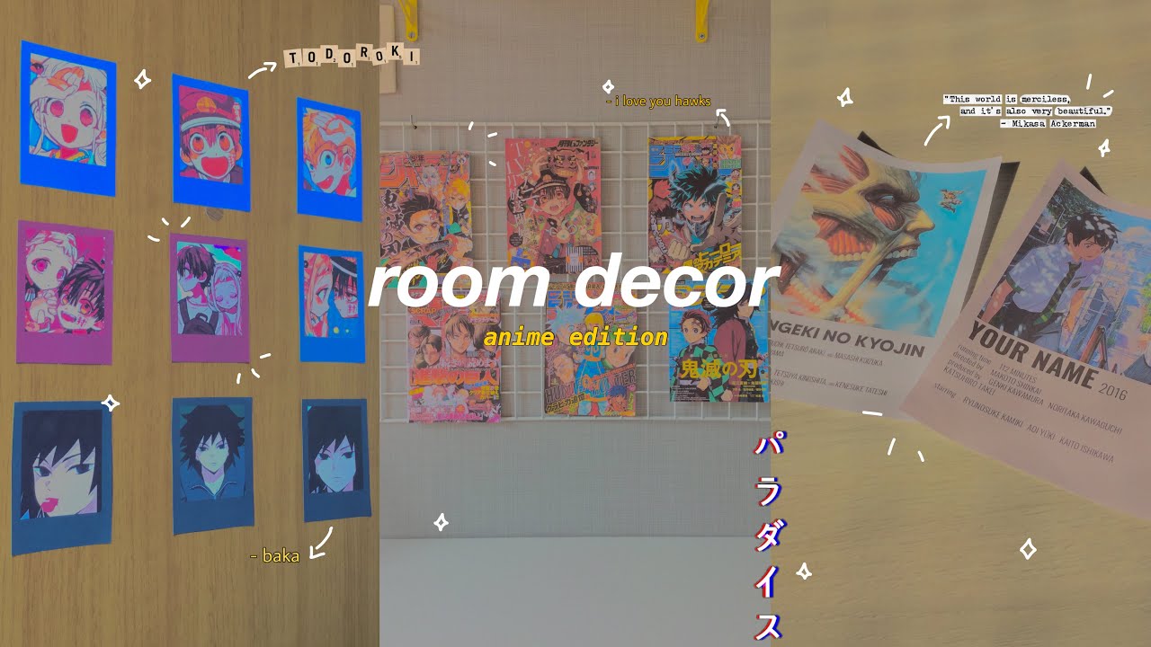 Kawaii Room Decor Aesthetic 50pcs Kawaii Wall Decor India  Ubuy