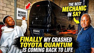 FINALLY! Mumbo repairs helped my crashed Toyota Quantam come back into life (PART 4) @Mumborepairs 