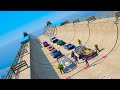 Challenge Superheroes Spiderman Rocket Raccoon and Super Ramp Sport CARS GTA V Mods !