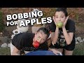 BOBBING FOR APPLES CHALLENGE - Merrell Twins