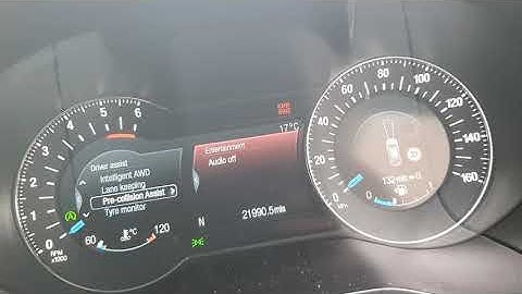 FORD EDGE DIGITAL HIDDEN SPEEDOMETER.