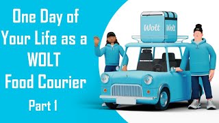 WOLT Food Courier Experience in Vilnius, Lithuania (EV Car)  Part 1